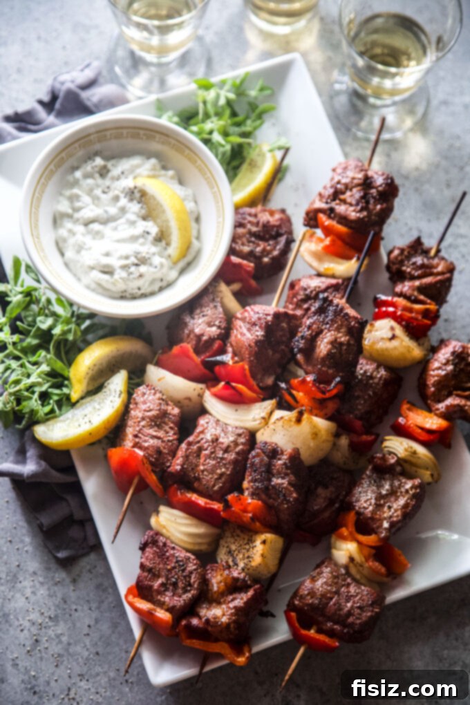 Spiced Beef Shawarma Skewers 2 Beef Shawarma Skewers