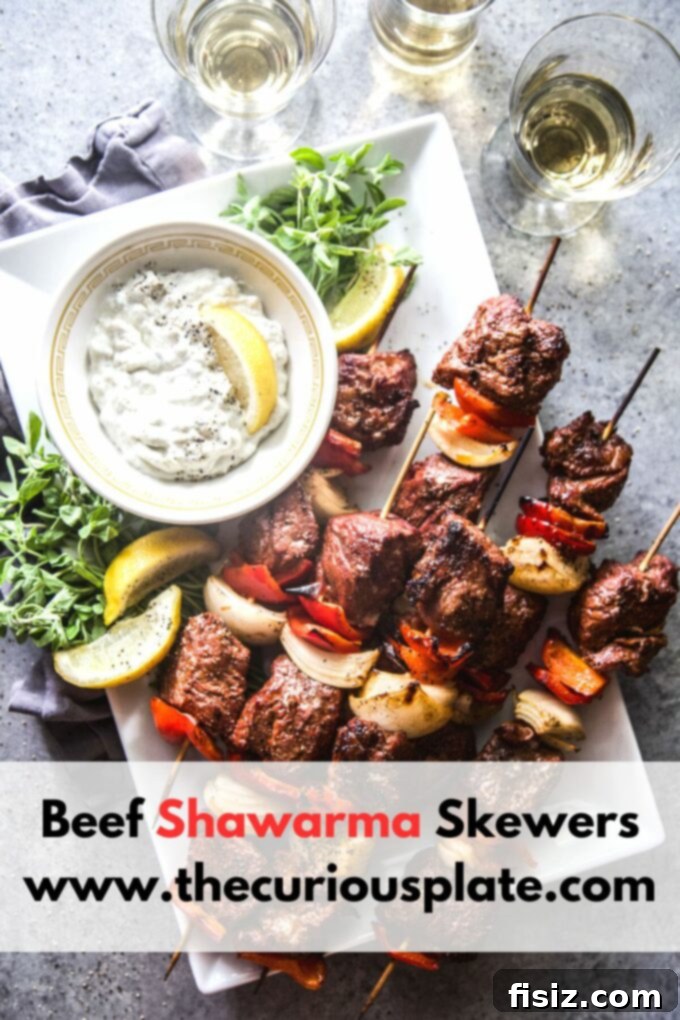 Spiced Beef Shawarma Skewers 12 Beef Shawarma Skewers