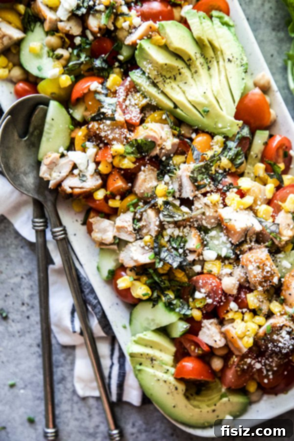 38 Easy Labor Day Recipes for Effortless Entertaining 2 grilled chicken summer salad - a fresh and healthy Labor Day main