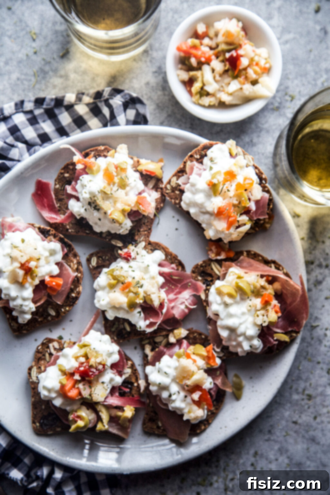 38 Easy Labor Day Recipes for Effortless Entertaining 5 Cottage Cheese Cracker Bites - a quick and tasty Labor Day appetizer