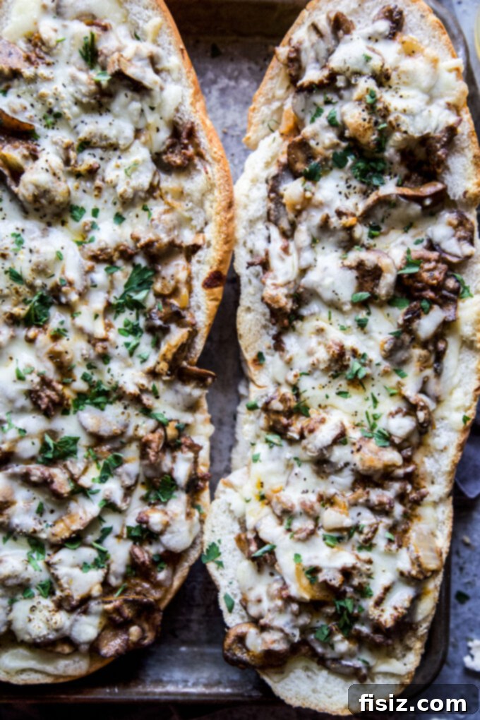 Cheesy Beef Stroganoff French Bread Toasts Recipe