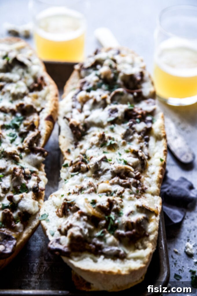 Ingredients for Beef Stroganoff French Bread Toasts