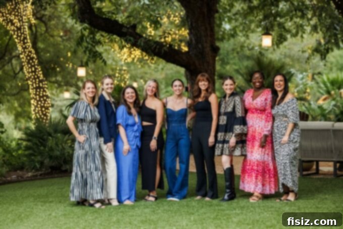 Group photo of food bloggers at the Fresh Air Retreat in Austin, Texas