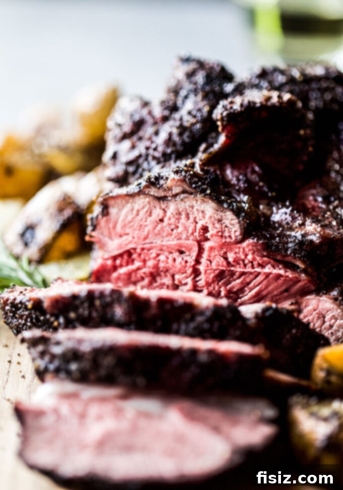 Aromatic Coffee-Crusted Boneless Lamb Leg Roast 3 Oven Roasted Boneless Lamb Leg Roast with Coffee Crust www.thecuriousplate.com