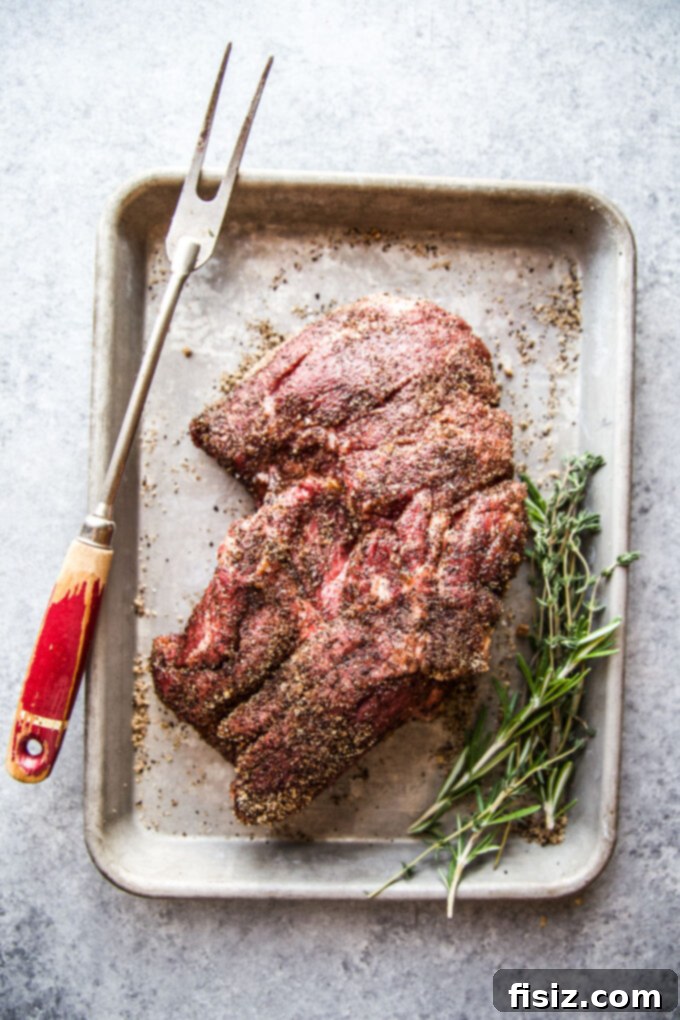 Aromatic Coffee-Crusted Boneless Lamb Leg Roast 4 raw american lamb leg roast