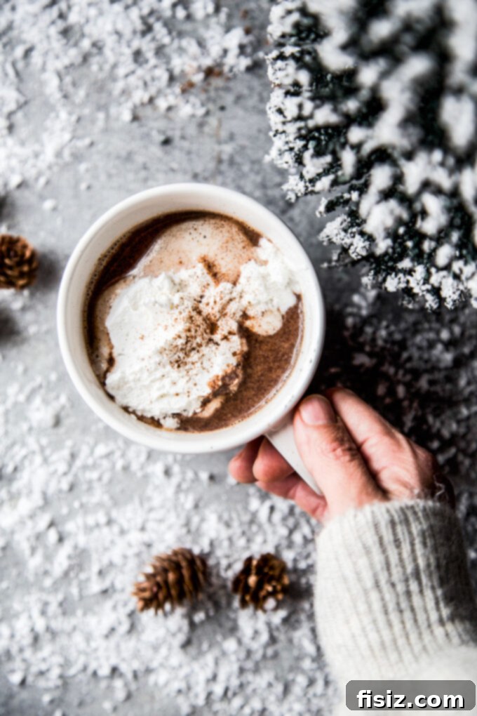 Decadent Tahini Hot Chocolate 2 easy tahini hot chocolate