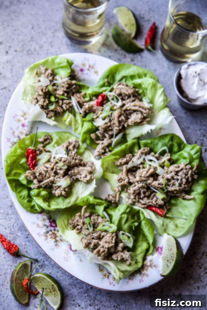 Crisp Jerk Chicken Lettuce Wraps 6 Delicious and healthy Jerk Chicken Lettuce Cups ready to serve