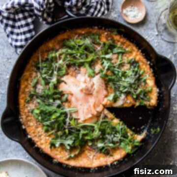 High Protein Herbed Skillet Pancake