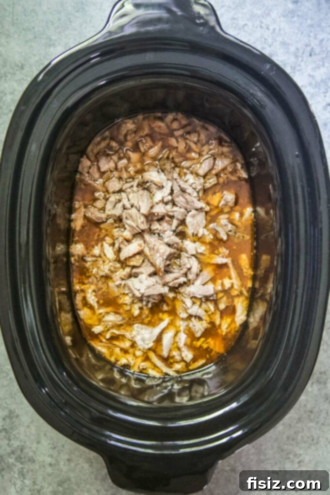 Zucchini Boats with BBQ Pulled Pork 6 shredded bbq in a slow cooker