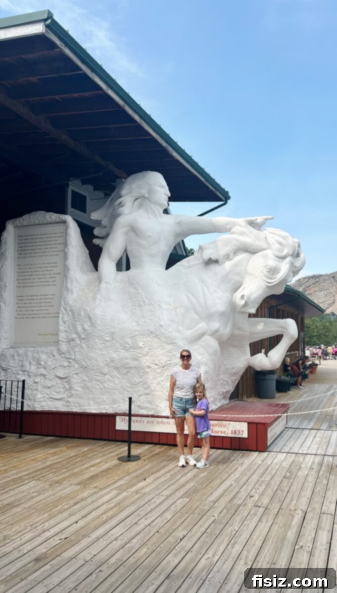 Rapid City South Dakota Stay Eat Explore 35 The monumental carving of Crazy Horse Memorial taking shape in the Black Hills, a testament to dedication.