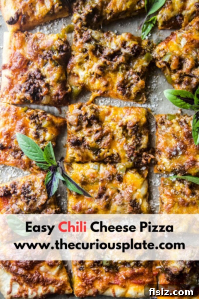 Loaded Chili Cheese Pizza 12 Fully baked Chili Cheese Pizza, ready to be enjoyed
