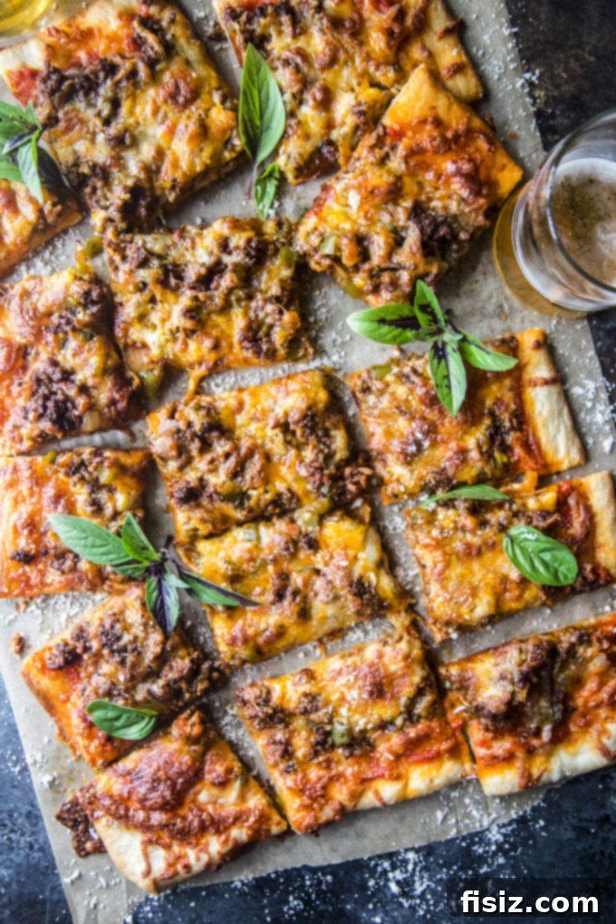 Loaded Chili Cheese Pizza 8 Delicious Chili Cheese Pizza with fresh cilantro garnish