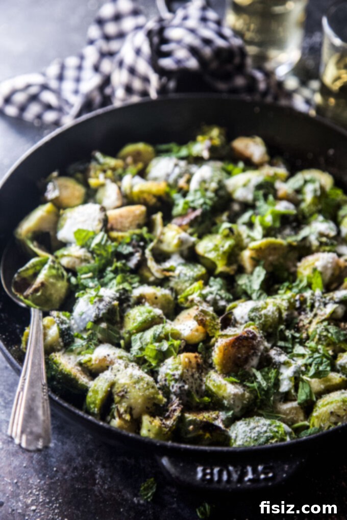 Crispy Brussels Sprouts with Lemon and Mint 7 Fried Brussels Sprouts with Lemon and Mint