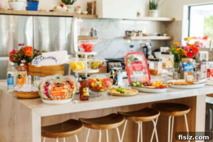 Five Keys to Stress-Free Holiday Hosting 13 Afternoon Picnic-Me-Up snack bowl featuring Signature Select products