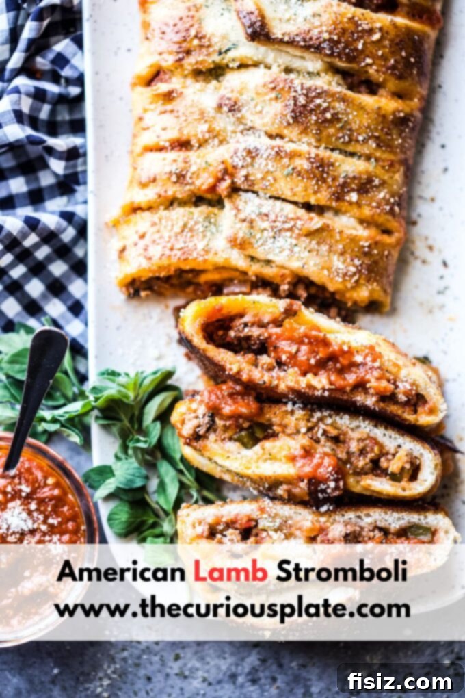 Classic American Lamb Stromboli 12 american lamb stromboli