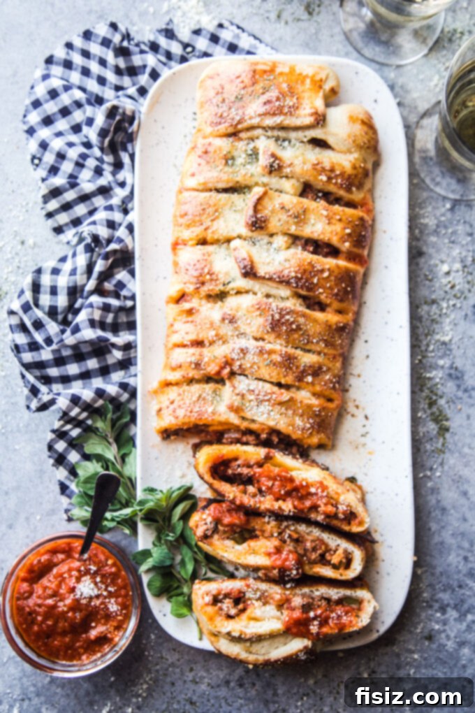 Classic American Lamb Stromboli 9 American Lamb Stromboli