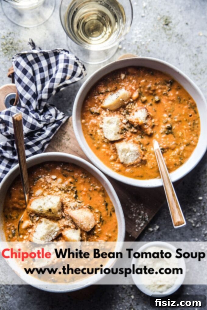 Smoky Chipotle White Bean Tomato Soup 9 Chipotle White Bean Tomato Soup