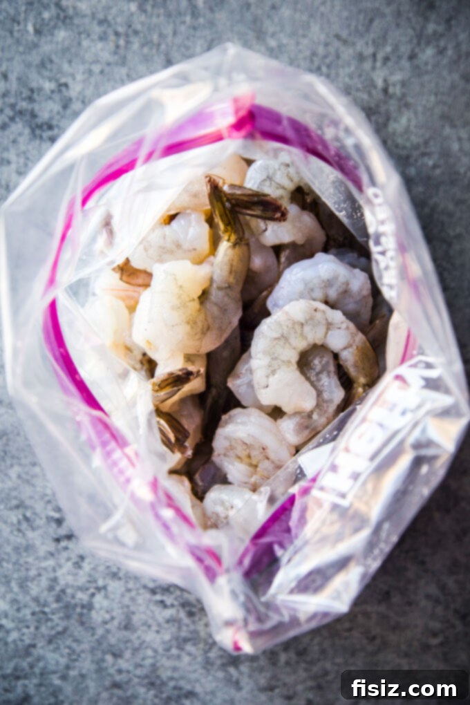 Caribbean Spiced Shrimp with Toasted Coconut and Spiced Peanuts 5 shrimp in a zip loc bag