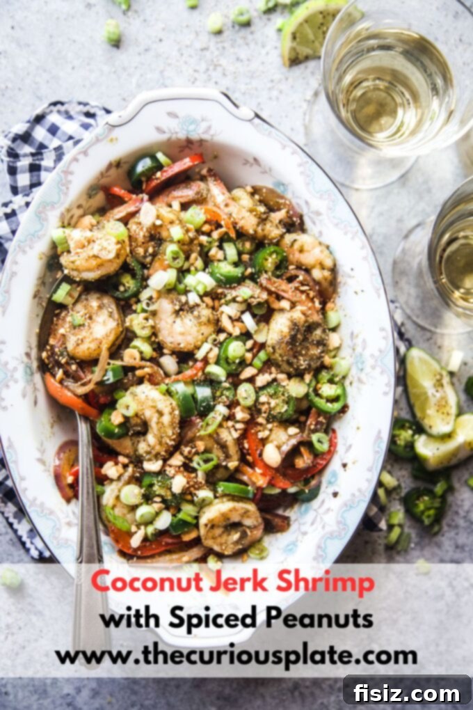 Caribbean Spiced Shrimp with Toasted Coconut and Spiced Peanuts 10 Coconut Jerk Shrimp with Spiced Peanuts