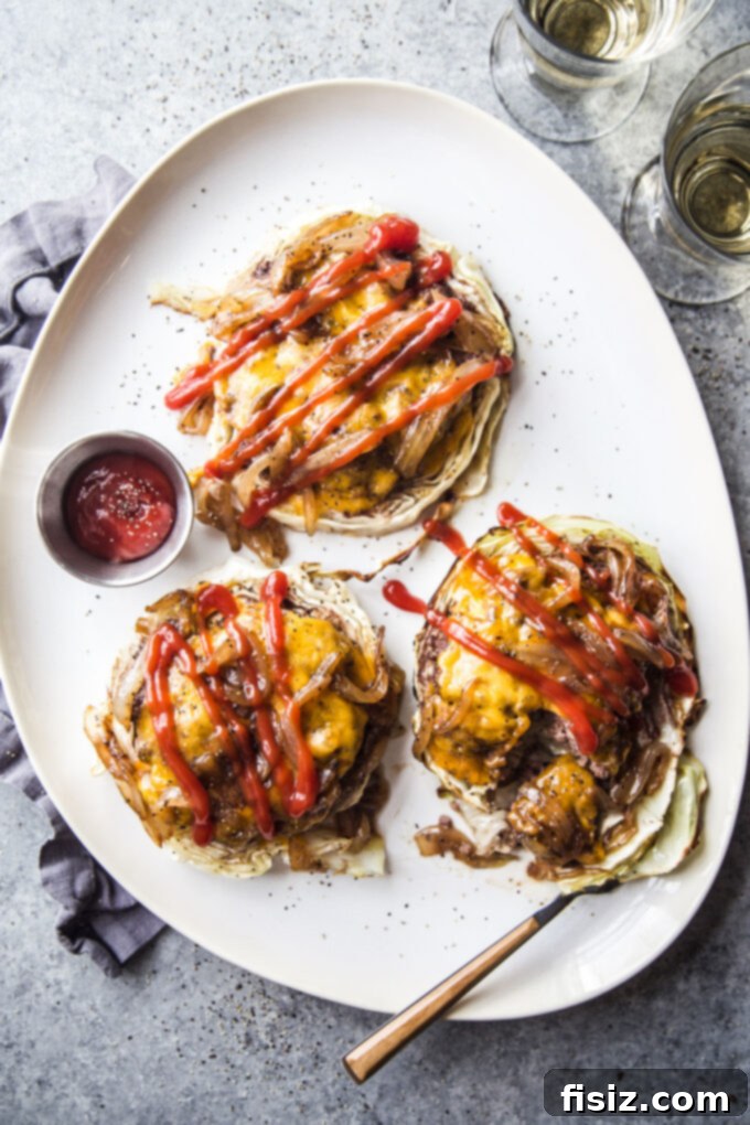 One Pan Cabbage Burgers 9 Sheet Pan Cabbage Burgers as a delicious, healthy meal