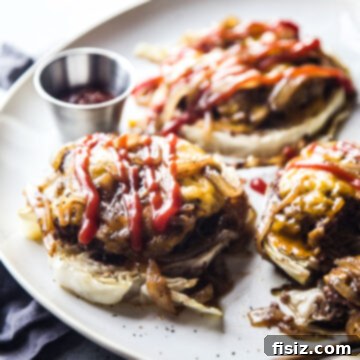 One Pan Cabbage Burgers 10 Sheet Pan Cabbage Burgers