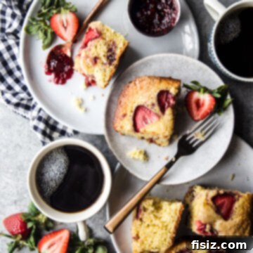 Strawberry Cardamom Protein Cake 11 high-protein strawberry cardamom snack cake