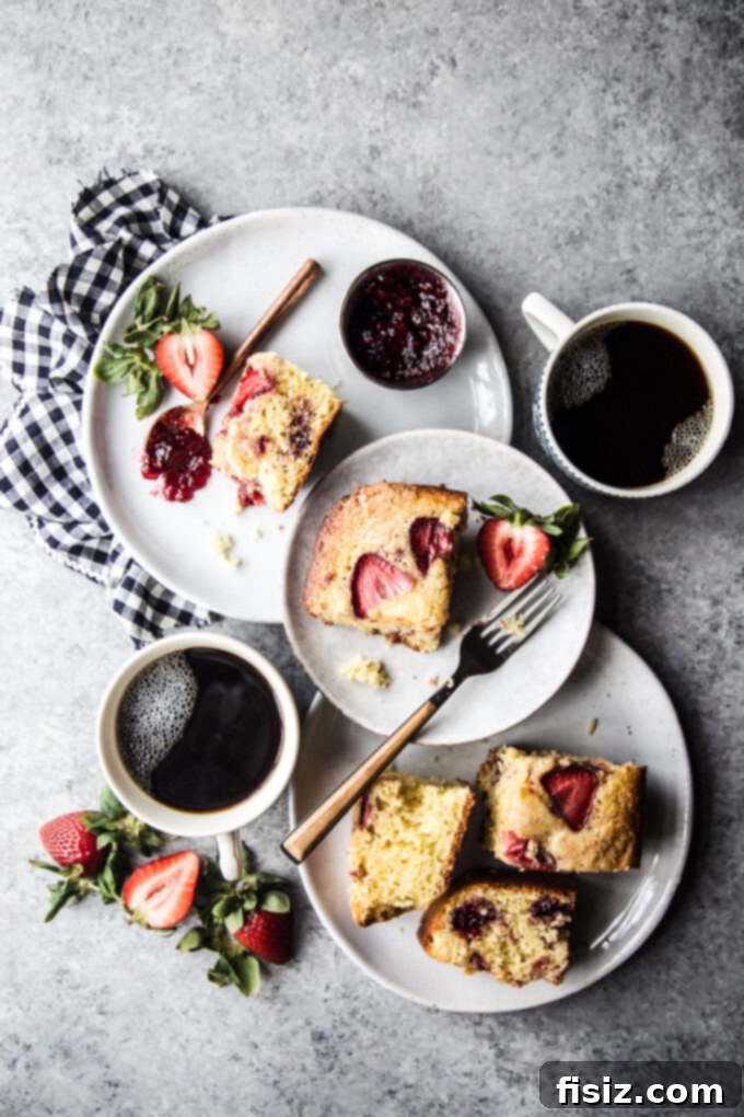 Strawberry Cardamom Protein Cake 10 high-protein strawberry cardamom snack cake, perfect for any occasion