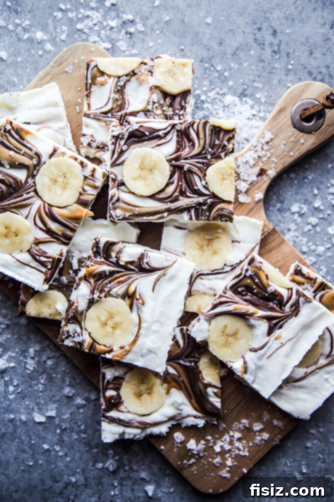 Protein-Packed Peanut Butter Banana Chocolate Bark 2 Chocolate Peanut Butter Banana Cottage Cheese Bark