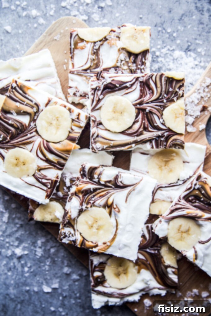 Protein-Packed Peanut Butter Banana Chocolate Bark 3 Chocolate Peanut Butter Banana Cottage Cheese Bark