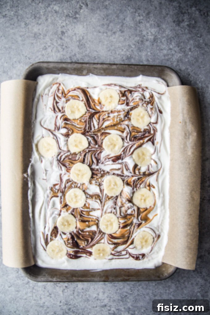 Protein-Packed Peanut Butter Banana Chocolate Bark 7 Chocolate Peanut Butter Banana Cottage Cheese Bark