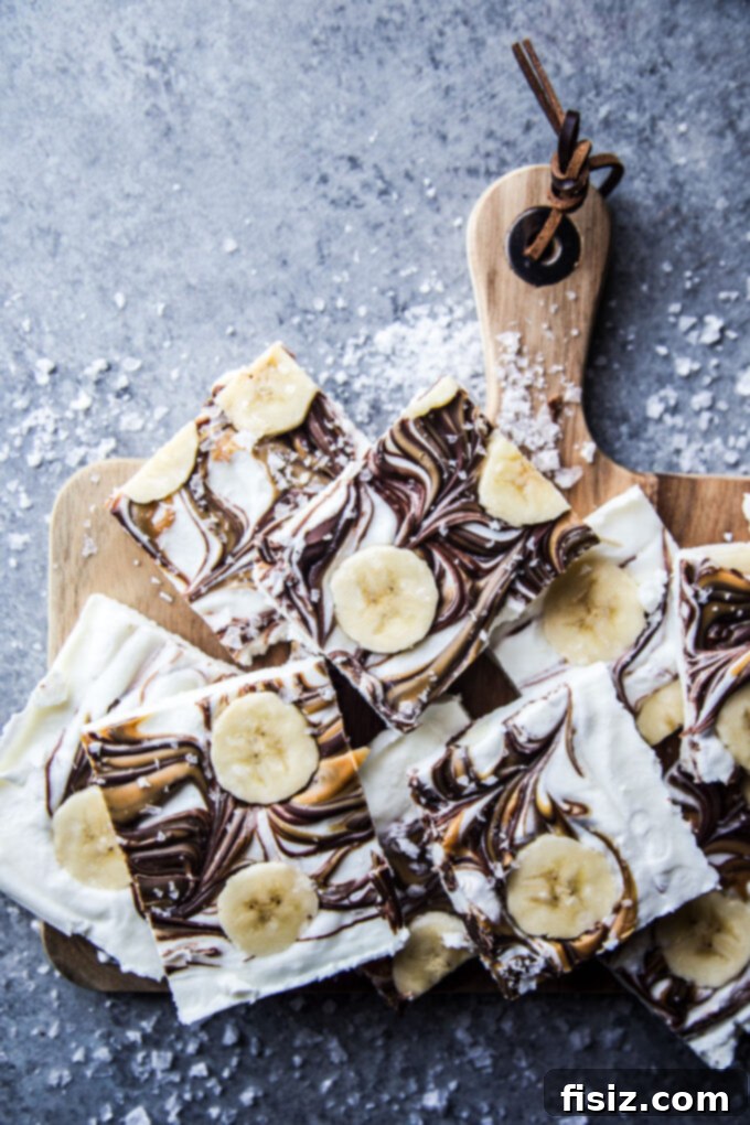 Protein-Packed Peanut Butter Banana Chocolate Bark 8 Chocolate Peanut Butter Banana Cottage Cheese Bark