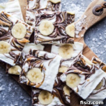 Chocolate Peanut Butter Banana Cottage Cheese Bark