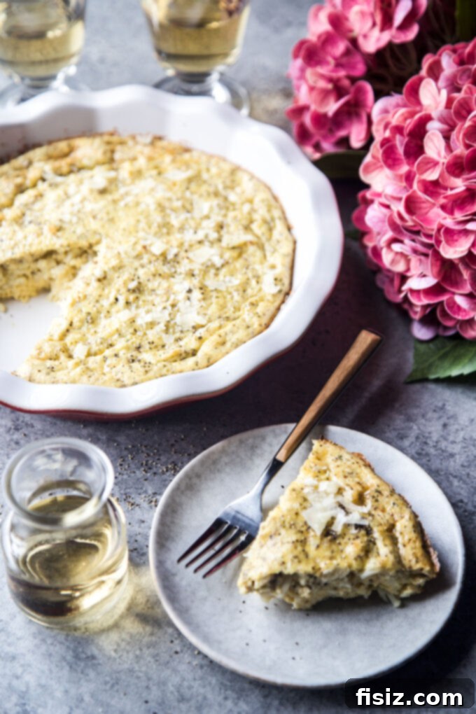 Keto Cacio e Pepe Quiche 3 Low-Carb Cacio e Pepe Quiche