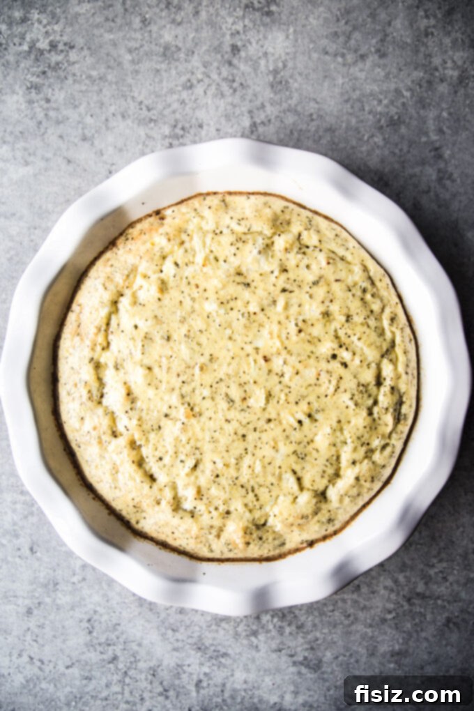 Keto Cacio e Pepe Quiche 6 Low-Carb Cacio e Pepe Quiche