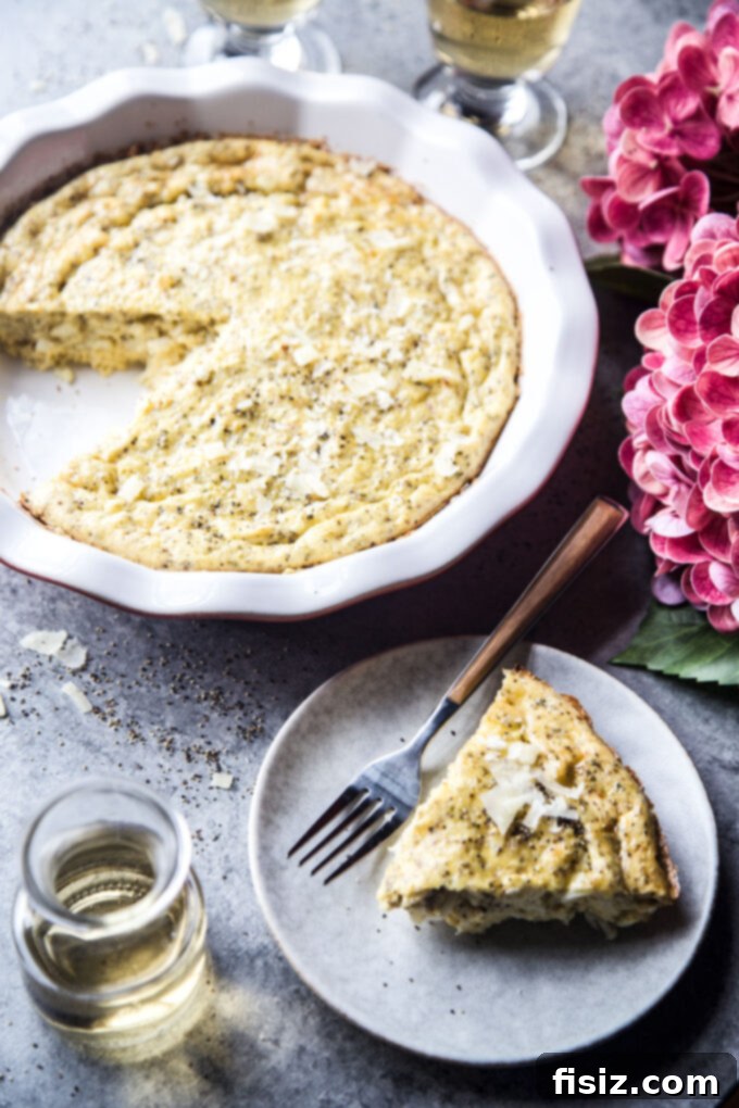 Keto Cacio e Pepe Quiche 7 Low-Carb Cacio e Pepe Quiche