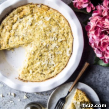 Low-Carb Cacio e Pepe Quiche