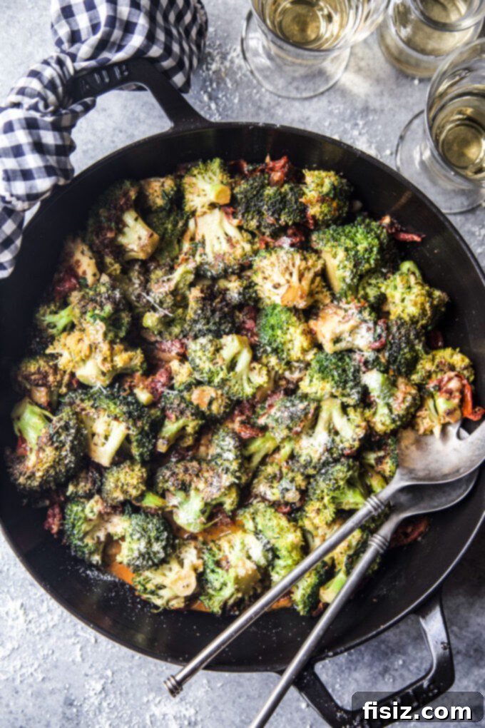 Effortless Skillet Broccoli Masterpiece 2 Easy Marry Me Skillet Broccoli - a creamy, savory side dish