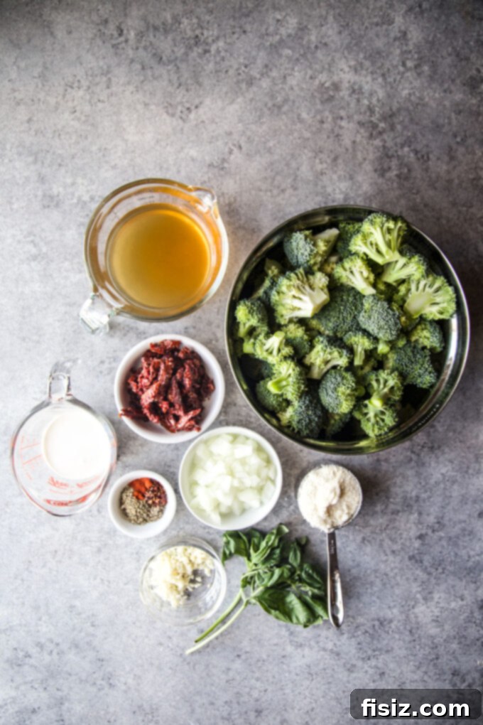 Effortless Skillet Broccoli Masterpiece 4 Easy Marry Me Skillet Broccoli ingredients laid out
