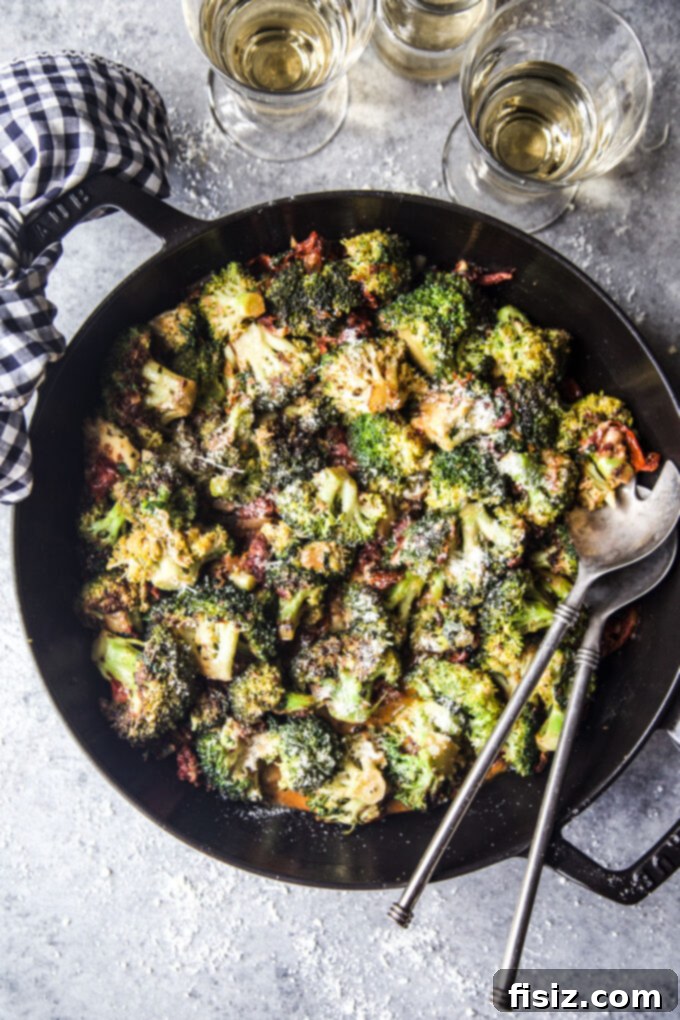Effortless Skillet Broccoli Masterpiece 8 Easy Marry Me Skillet Broccoli served in a bowl