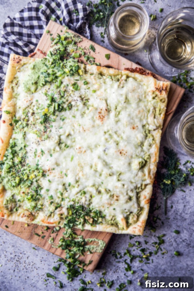 Flaky Green Goddess Tuna Tart 7 green goddess tuna puff pastry tart