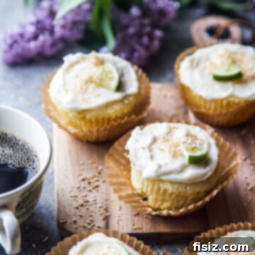 Coconut Lime Ricotta Muffins