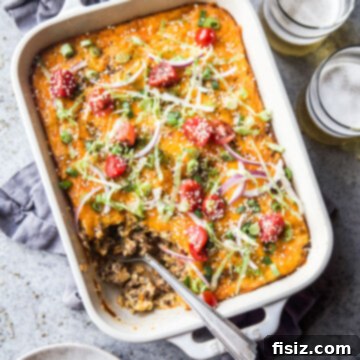 High-Protein Korean-Inspired BBQ Cheeseburger Casserole