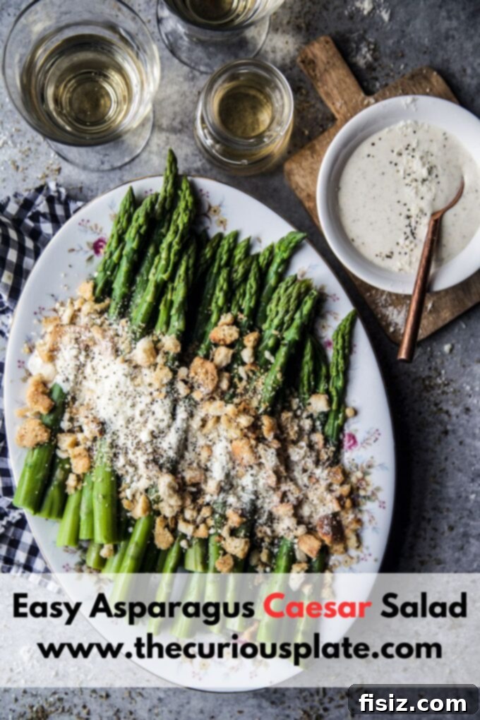Effortless Asparagus Caesar 10 Easy Asparagus Caesar Salad