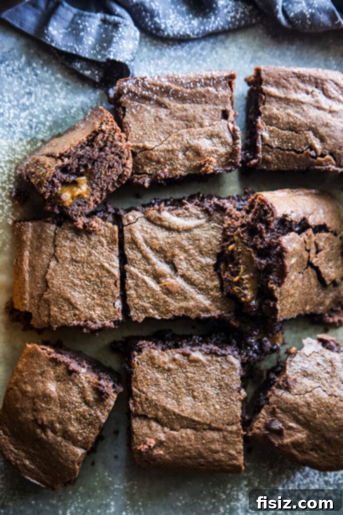 Dulce de Leche Swirled Pumpkin Brownies 3 Dulce de Leche Pumpkin Brownies