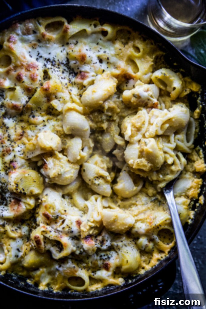 Creamy Three Cheese Pumpkin Pasta Bake 8 pumpkin pasta