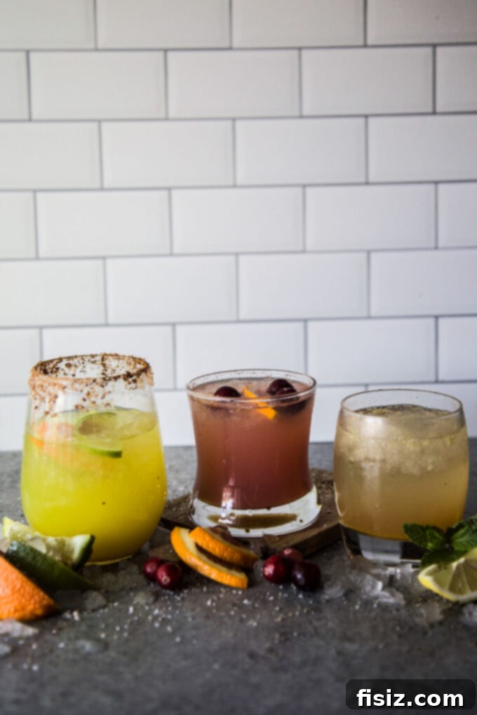 Beat the Bloat: 3 DIY Tonics for Thanksgiving Digestion 3 A selection of fresh, wholesome ingredients including oranges, limes, ginger, turmeric, and cranberries, ready to be blended into digestive tonics.