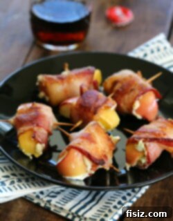 Sweet and Spicy Apples on Horseback with a Thrilling Announcement 2 Finished Apples on Horseback with Jalapeno Cream Cheese