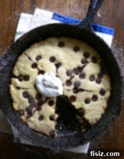 Friday's Decadent Dark Chocolate Chip Skillet Pancakes Kahlua Cream 2 img 6974 5