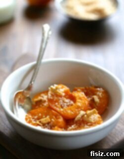 Honey Kissed Apricots with Toasted Coconut and Candied Almonds 2 img 7041 5