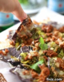 Chorizo Balsamic Brussels Nachos A Recipe and a Reward 2 A plate of Chorizo and Balsamic Brussels Nachos